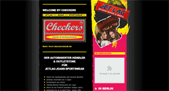 Desktop Screenshot of checkers-sportswear.de