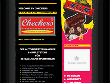 Tablet Screenshot of checkers-sportswear.de